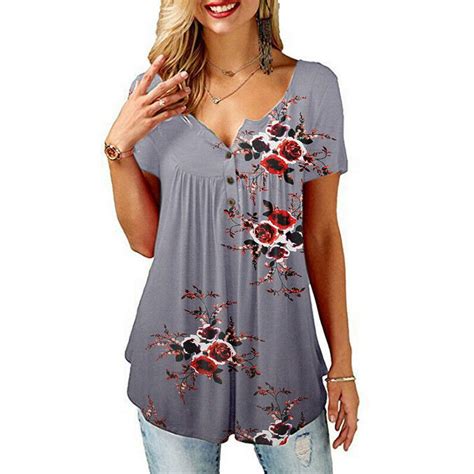 cute shirts and shorts|colorful women short sleeve shirts.